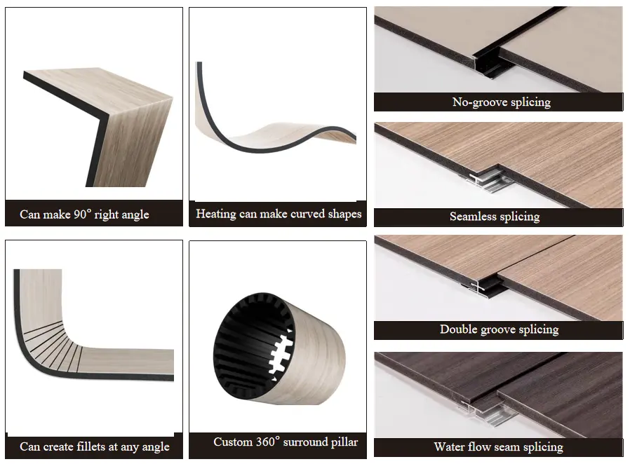 Marble Fireproof Panels Curved Board